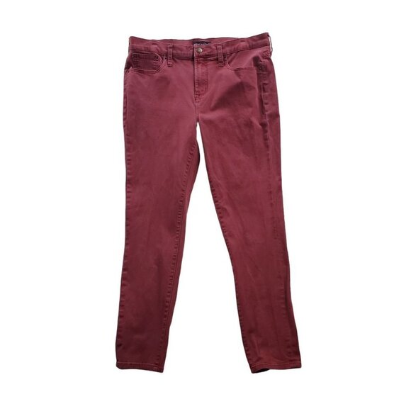 J. Crew mercantile Pants - J. Crew mercantile size 31 Skinny Leg Dark Pink Twill Pants